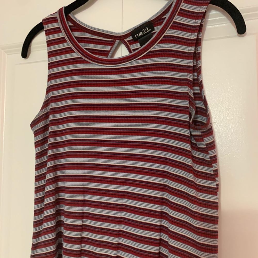 Float open-back tank top